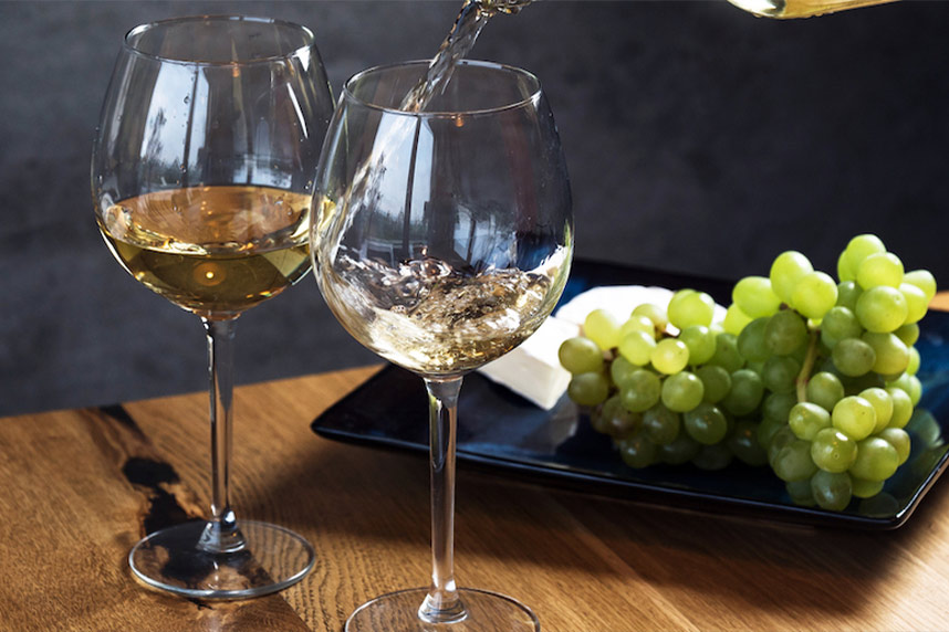 All types of Italian white wines